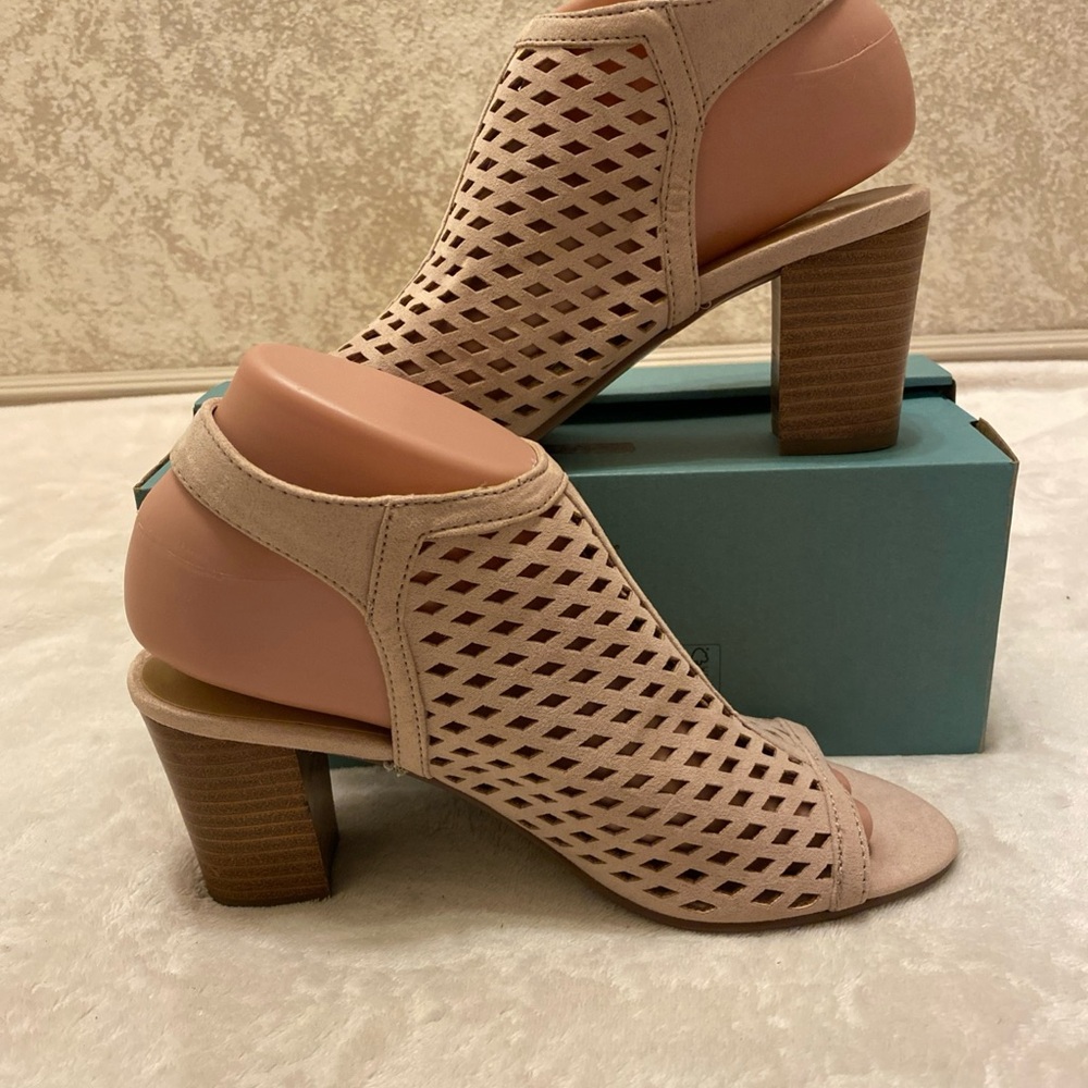 Unisa Blush Pink Cutout Heels